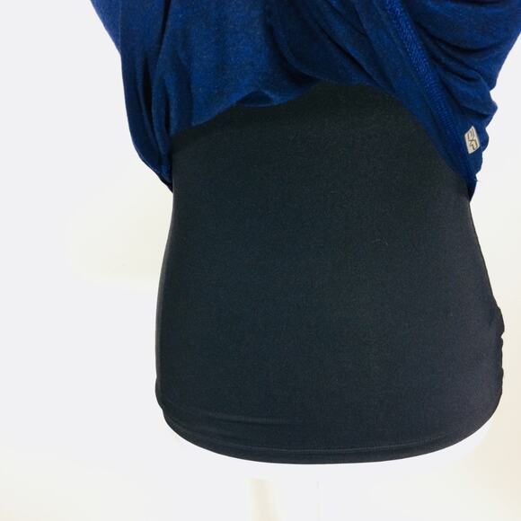 Express Performance Tank Strappy Blue Black XS New - Picture 6 of 8